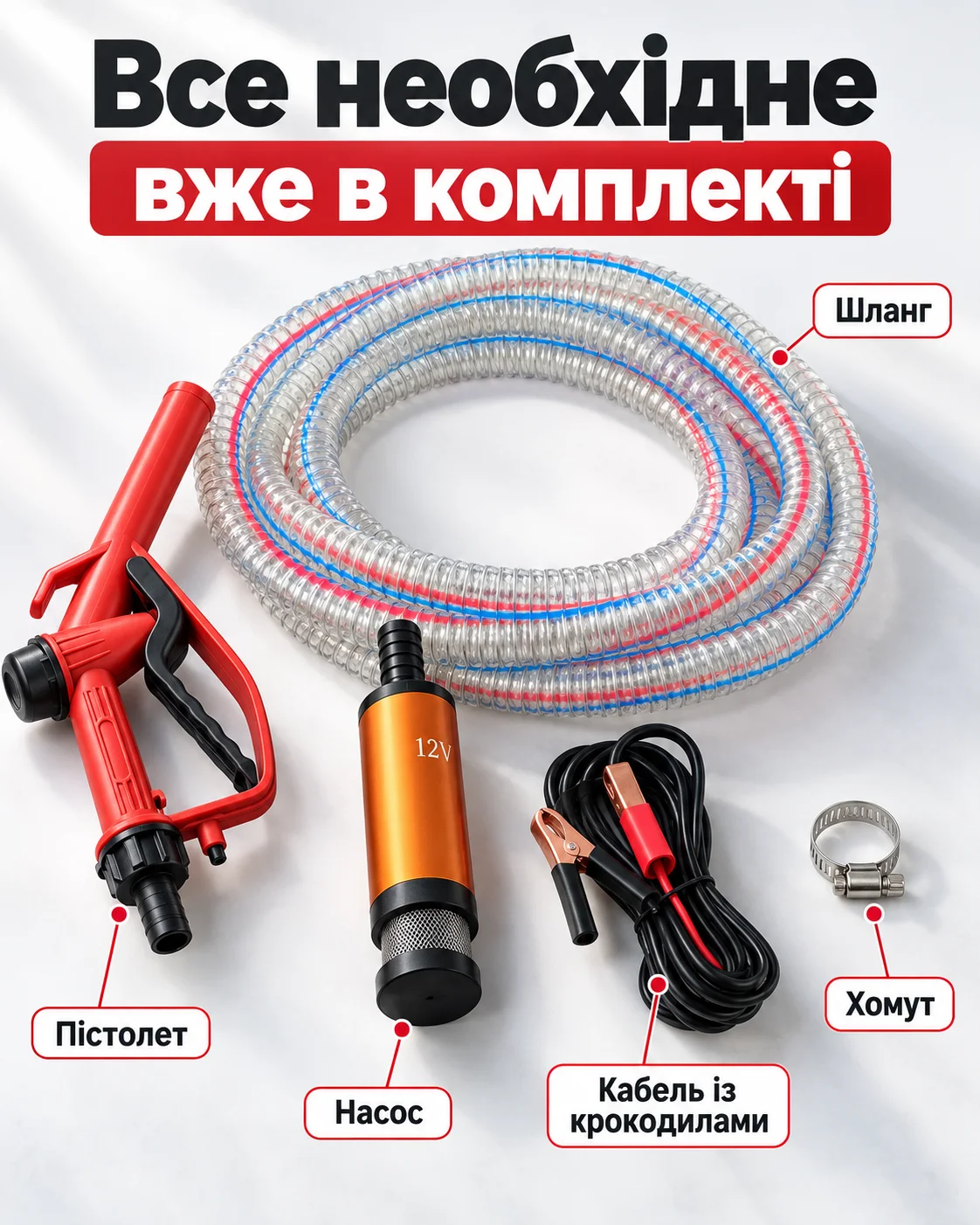 Набір для перекачування палива